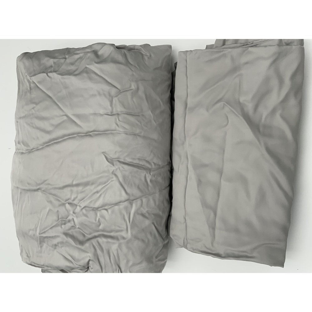 Quince Bamboo Fitted Sheet Set Light Grey NEW  -- Cal King